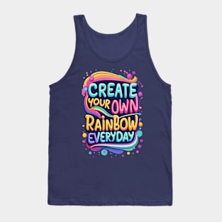 Create Your Own Rainbow Everyday Design Tank Top